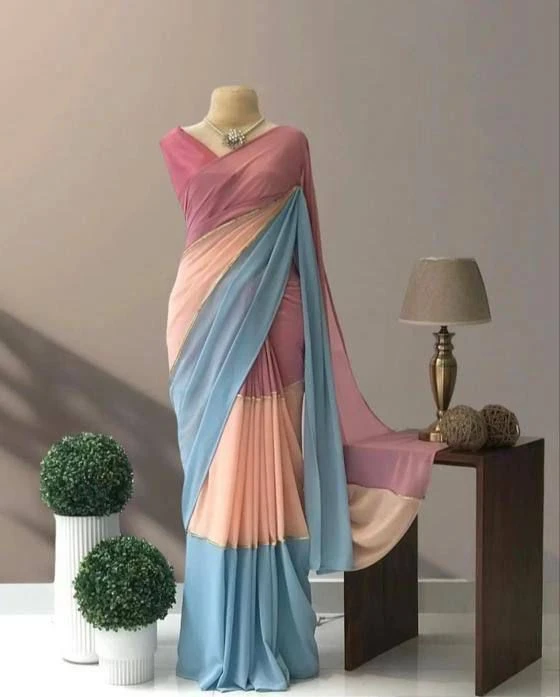 Vardan Ethnic Bt-1212 Soft Georgette Wholesale Fancy Sarees Catalog — Wholesale Sarees, MPA wholesale from Surat - Gallery Image 5